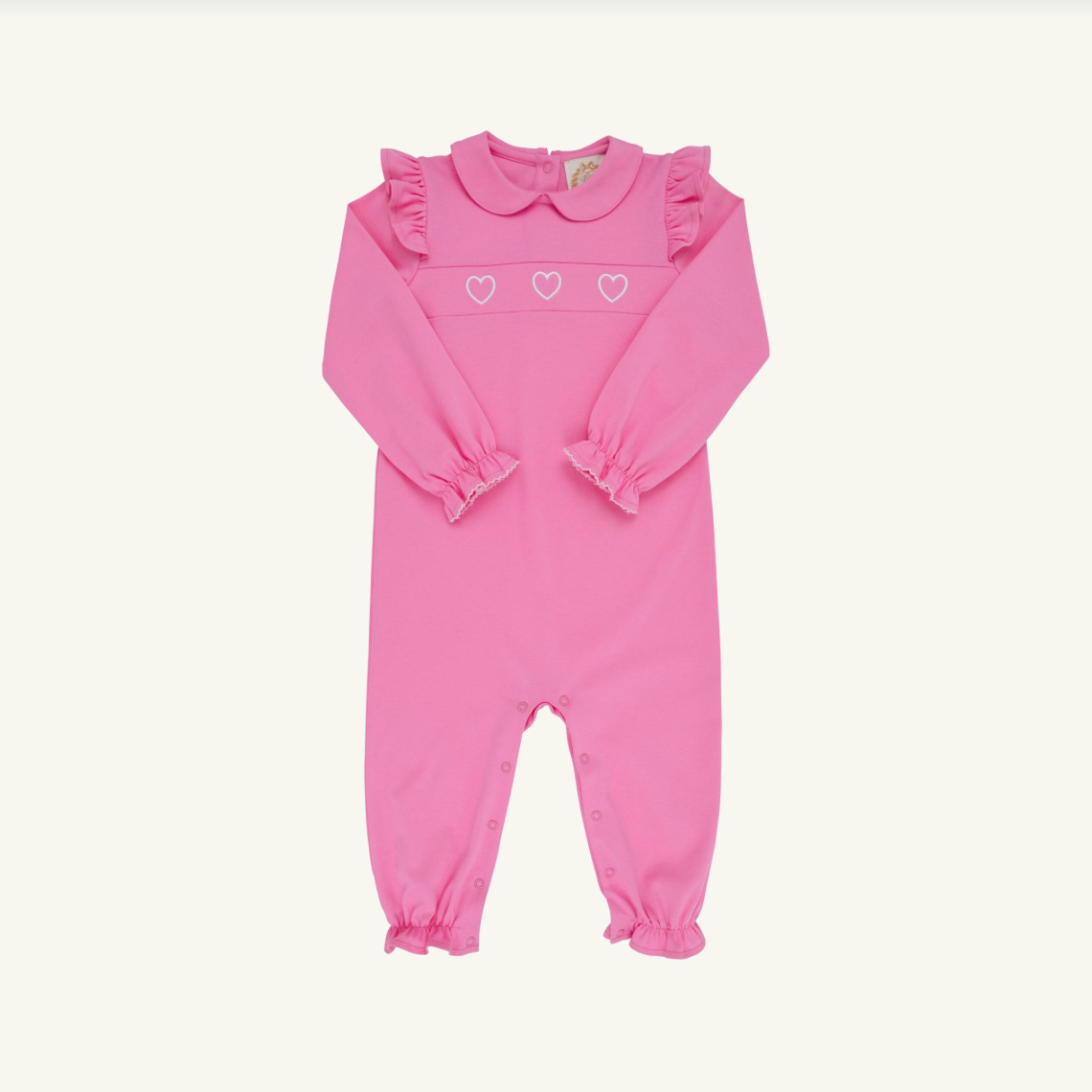 Biltmore Romper, Winter Park Pink & Hearts