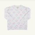 Cassidy Comfy Crewneck Puff Sleeve, Have A Little Heart