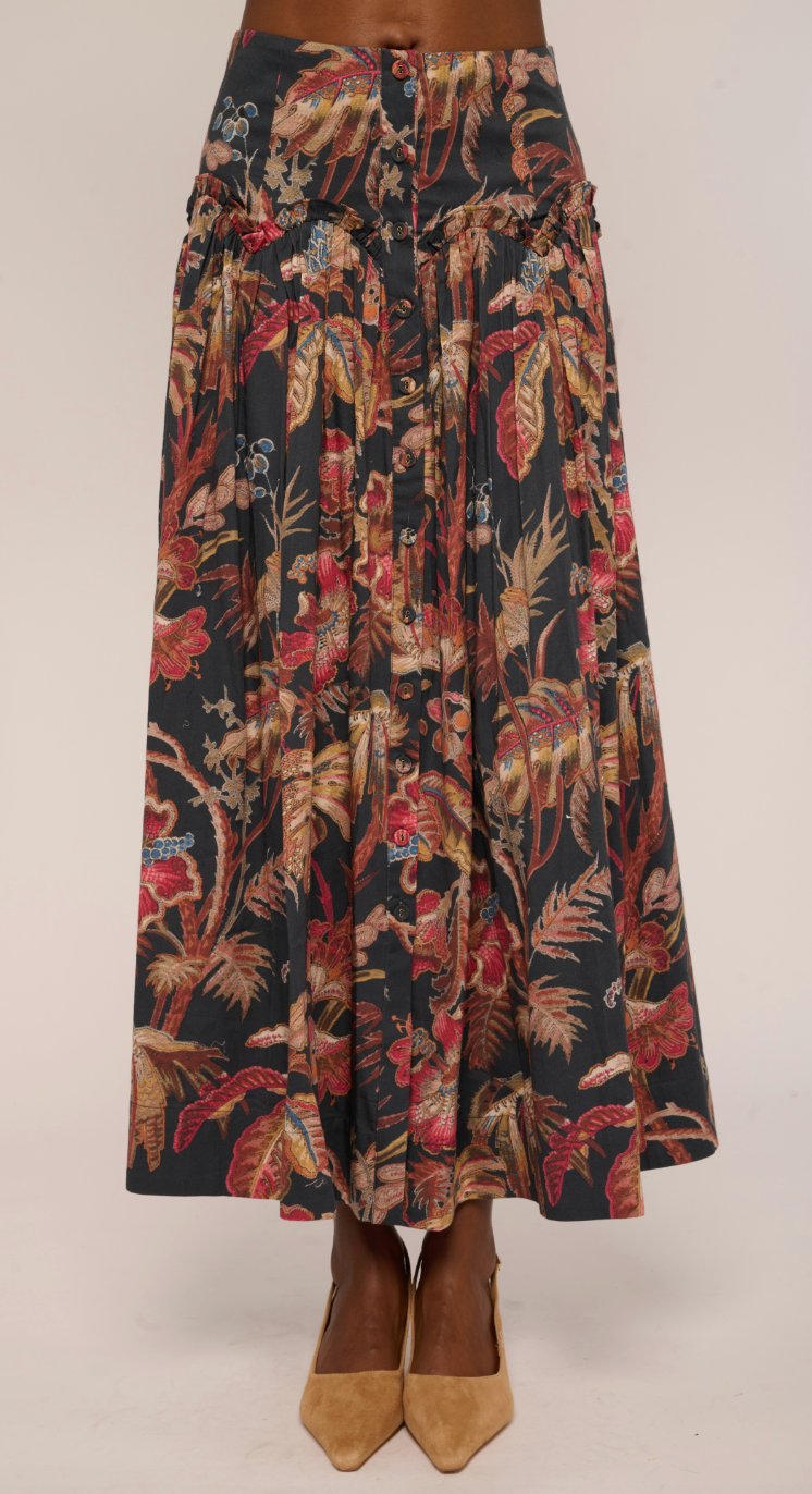Crystal Skirt, Magic Forest Print