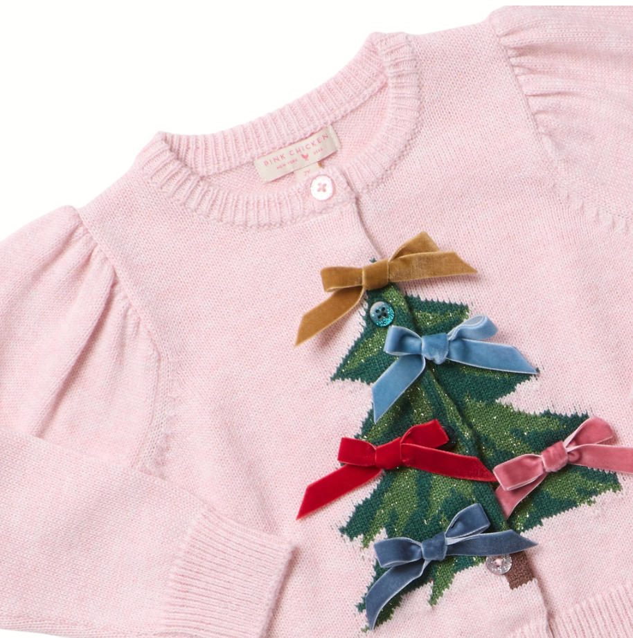 Constance Sweater, Tree Bows