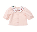 Noelle Top, Nutcracker Embroidery