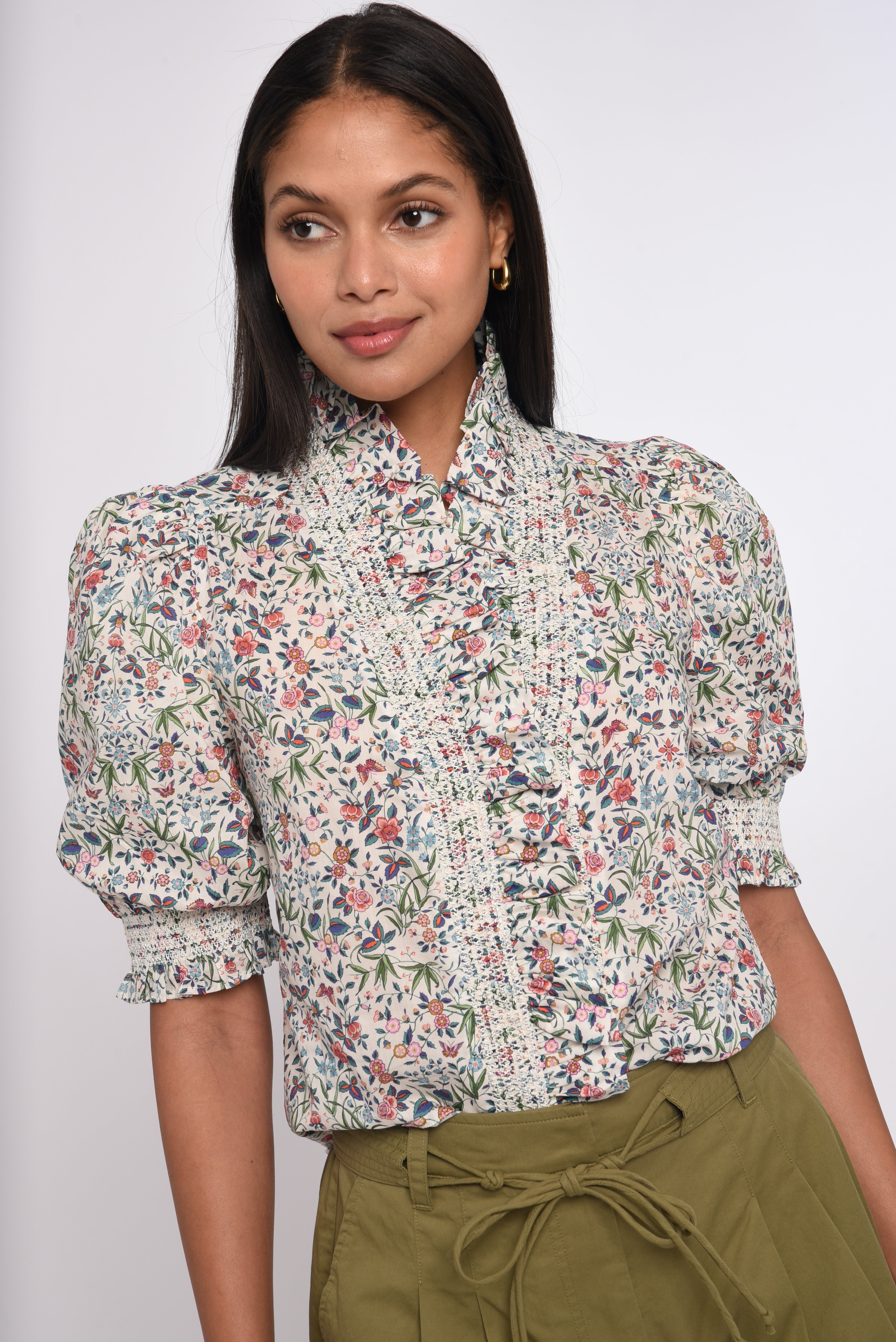 Zuri Top, Tapestry Liberty Print