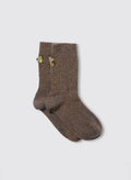 Snowly Socks, Nutmeg