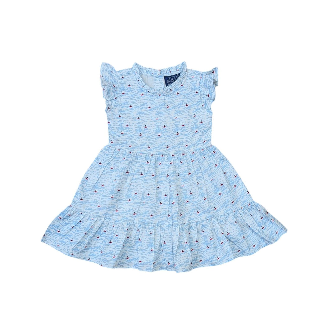 Ruffle Dress, Bluewater Club