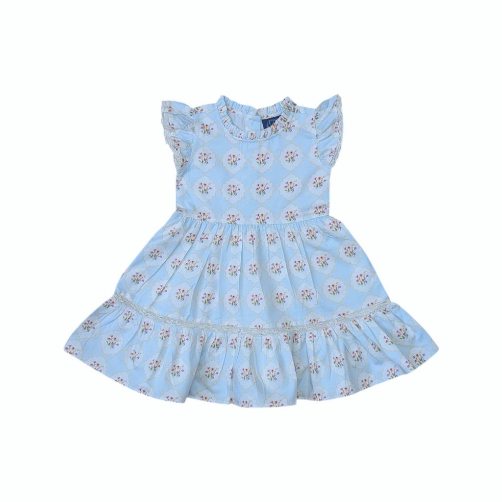Ruffle Dress, Garden Trellis