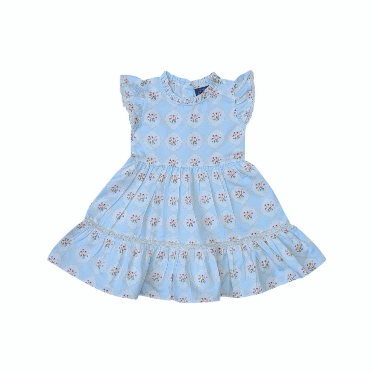 Ruffle Dress, Garden Trellis