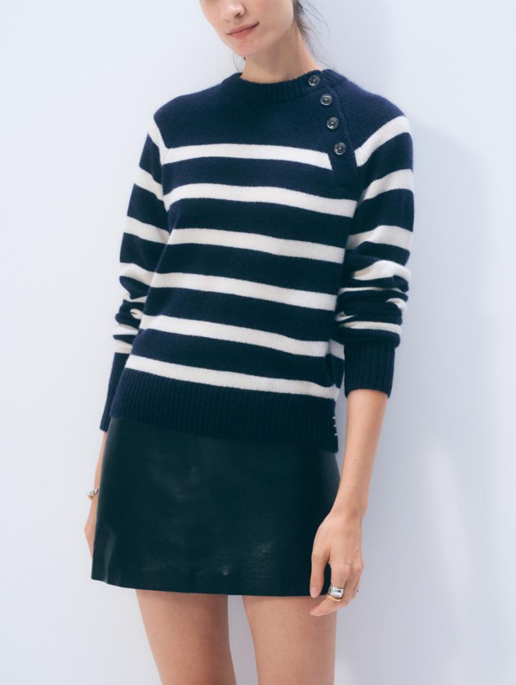 Cashmere Striped Sweater