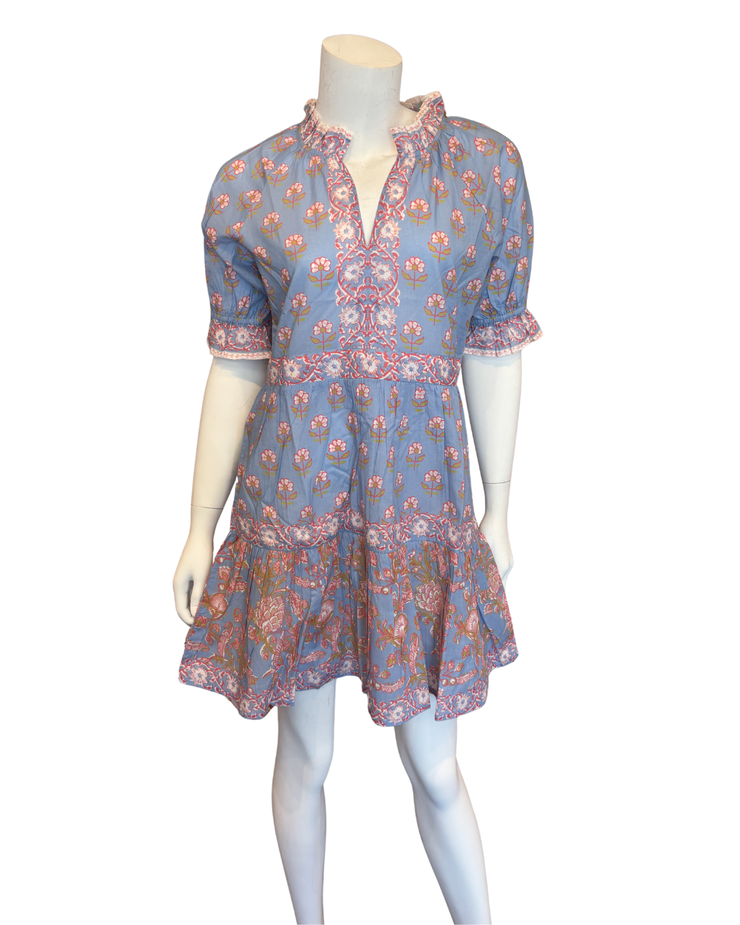 Eliana Dress, Cerulean Blue