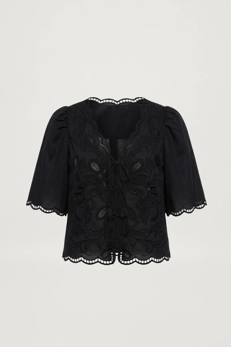Vinetta Top, Onyx Black