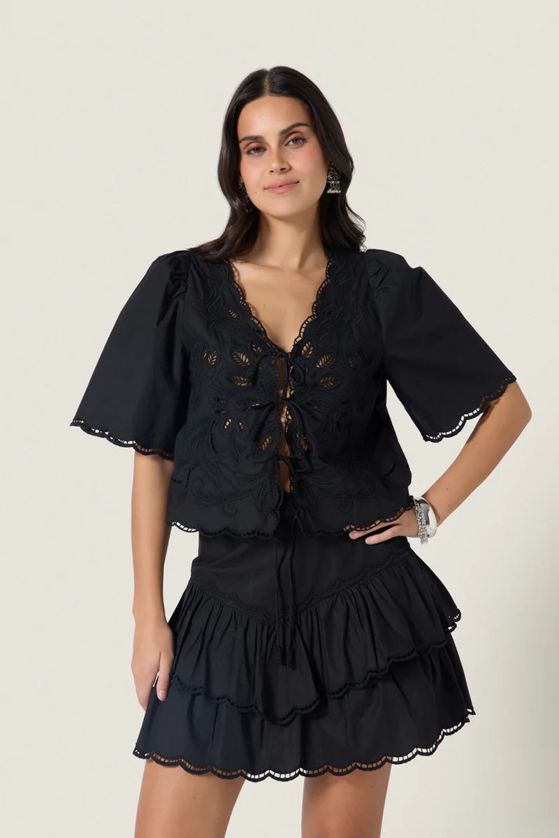 Vinetta Top, Onyx Black