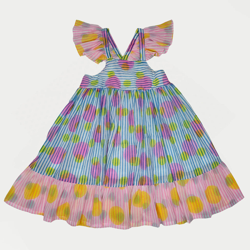Abby Dress, Geo Funk Multi