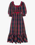 Agatha Dress Midnight Tartan