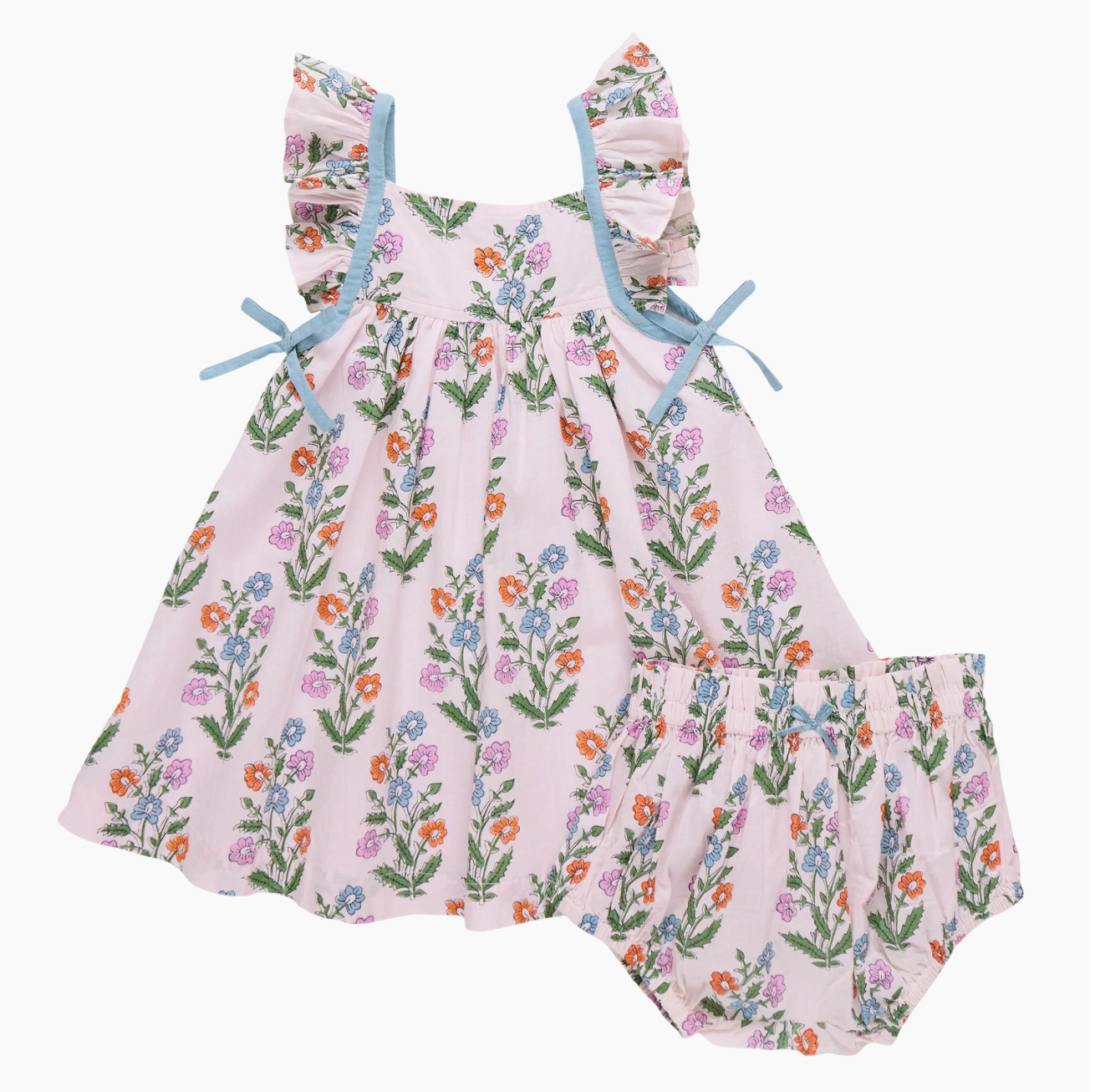 Ailee Dress Set, Pink Dewdrop