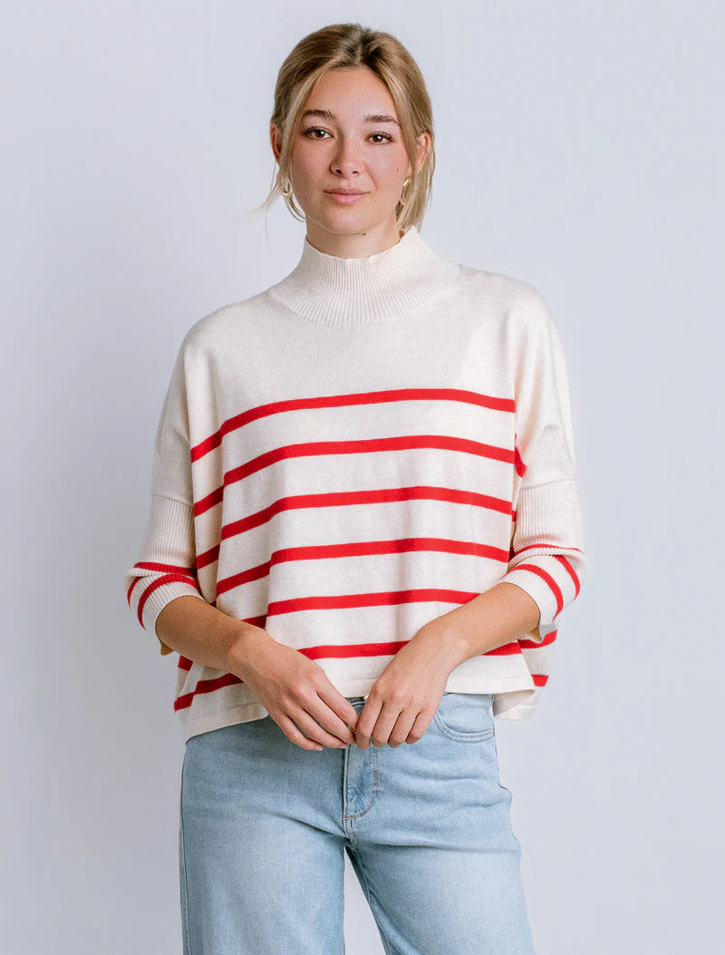 Aja Stripe Top