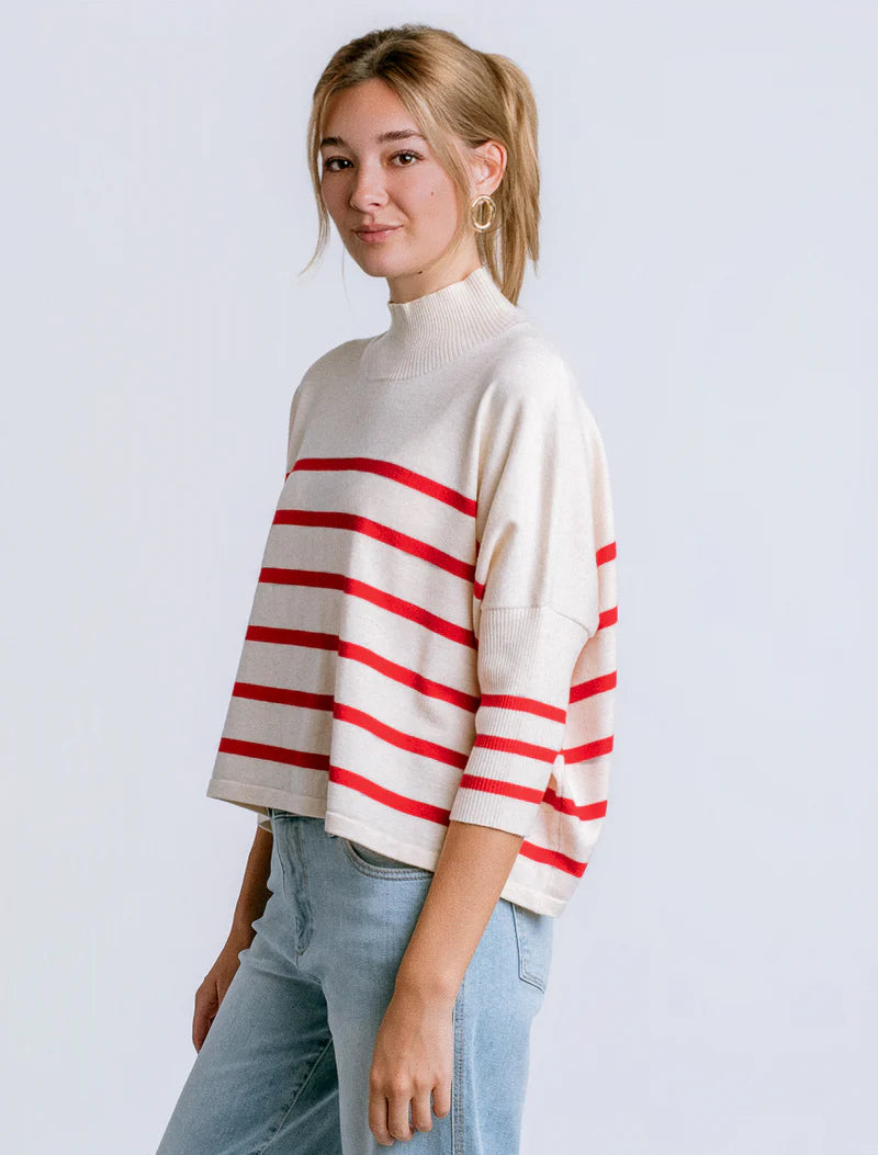 Aja Stripe Top
