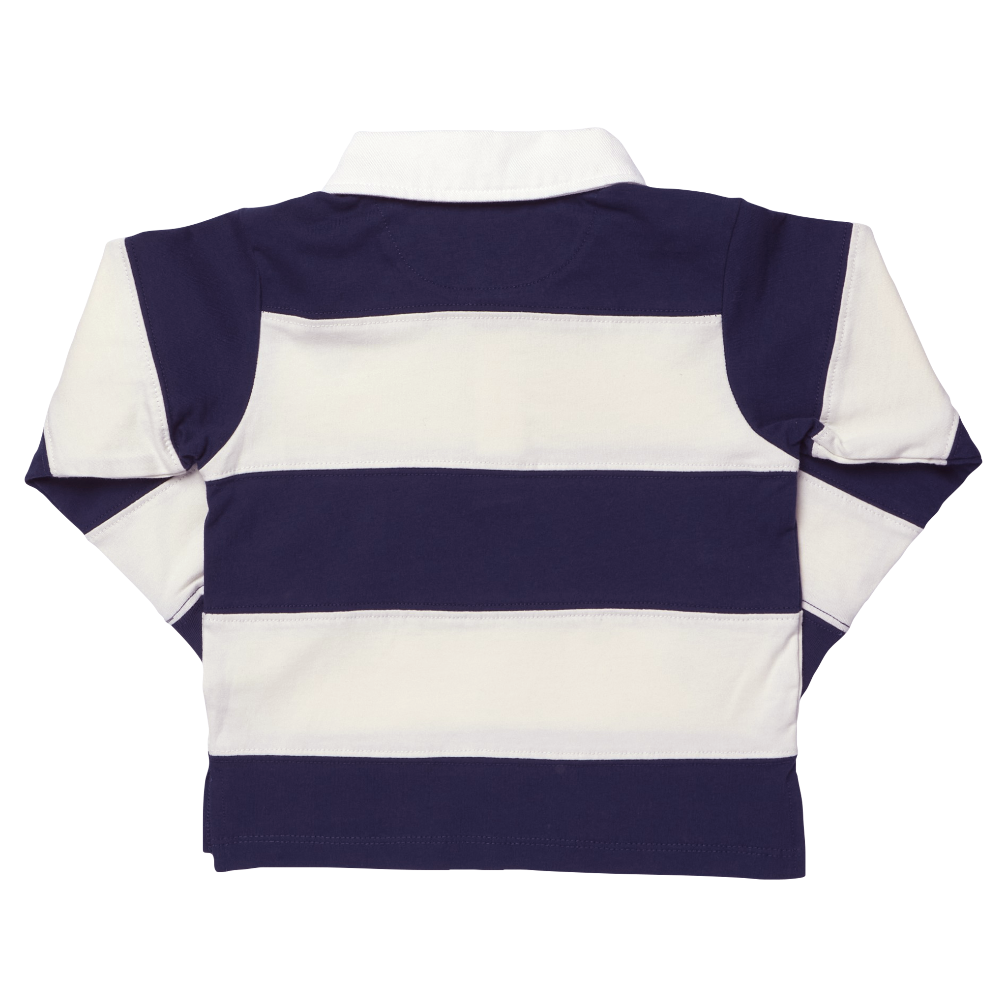 Boys Albert Rugby Shirt, Navy White