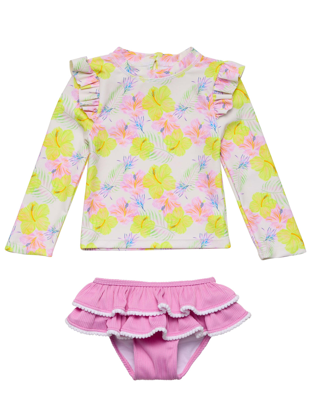 Aloha Vacay Recycled Ruffle Set