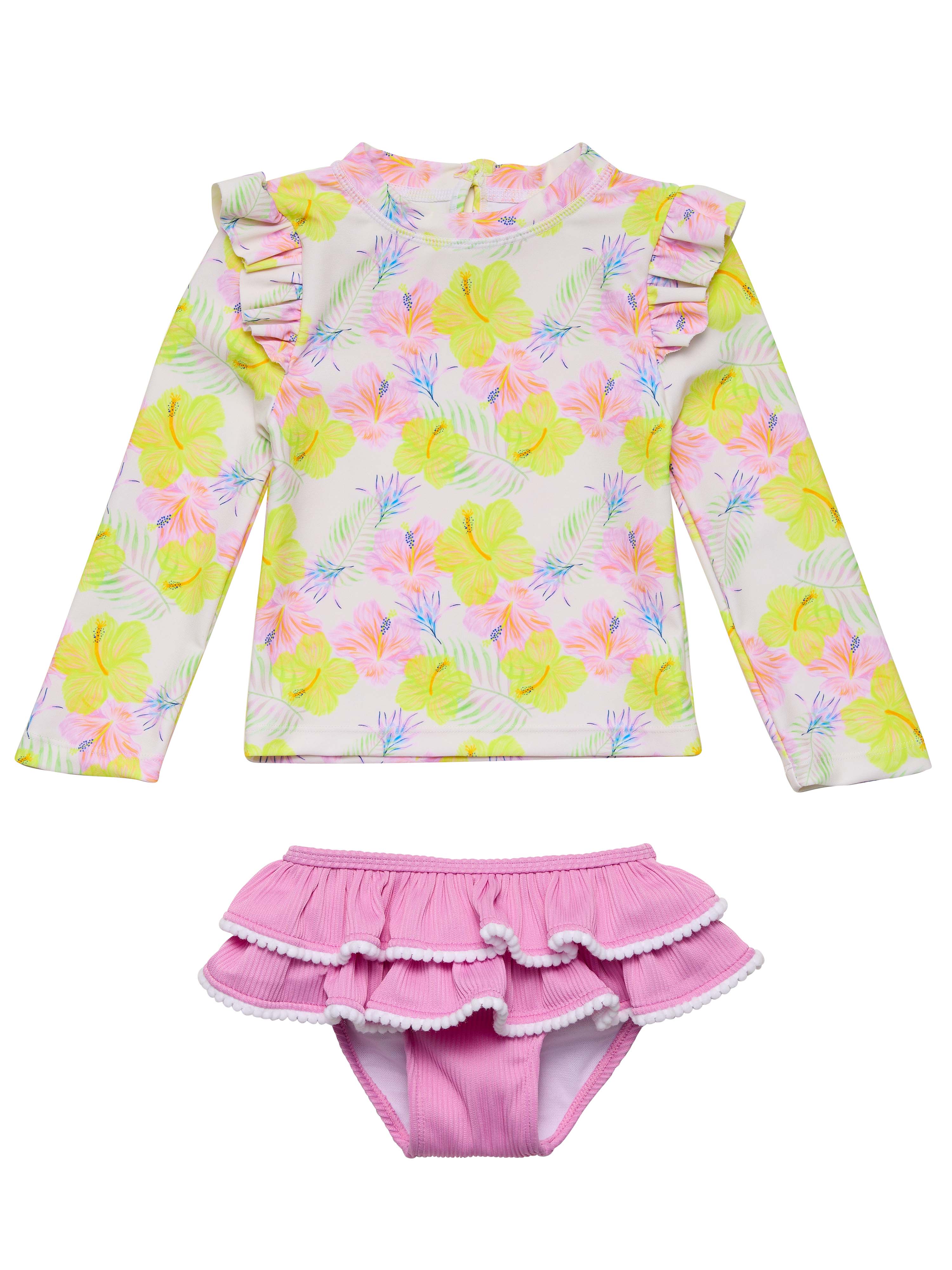 Aloha Vacay Recycled Ruffle Set