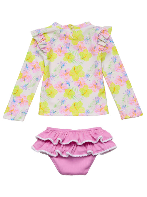 Aloha Vacay Recycled Ruffle Set