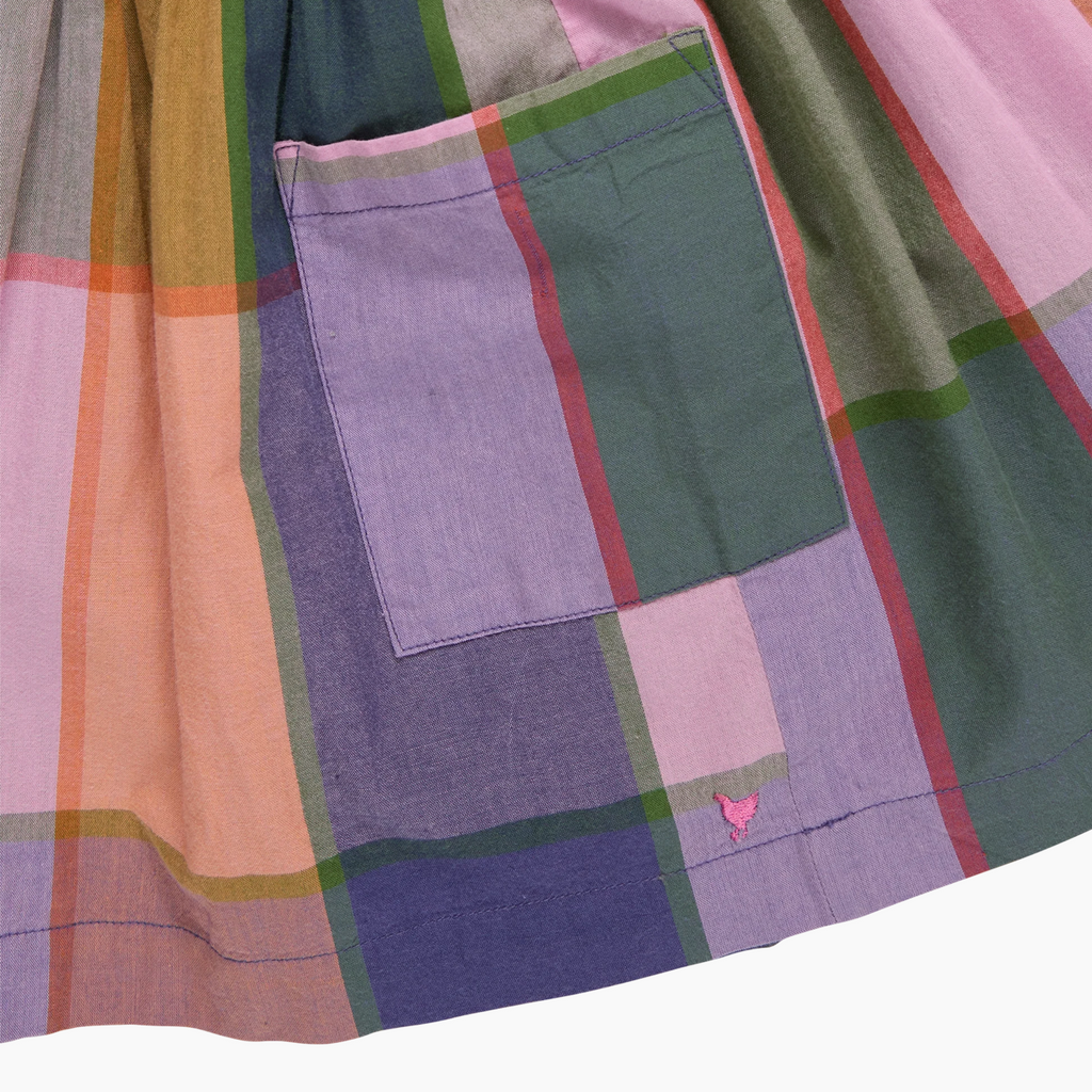 Girls Alyssa Dress, Plaid Madras