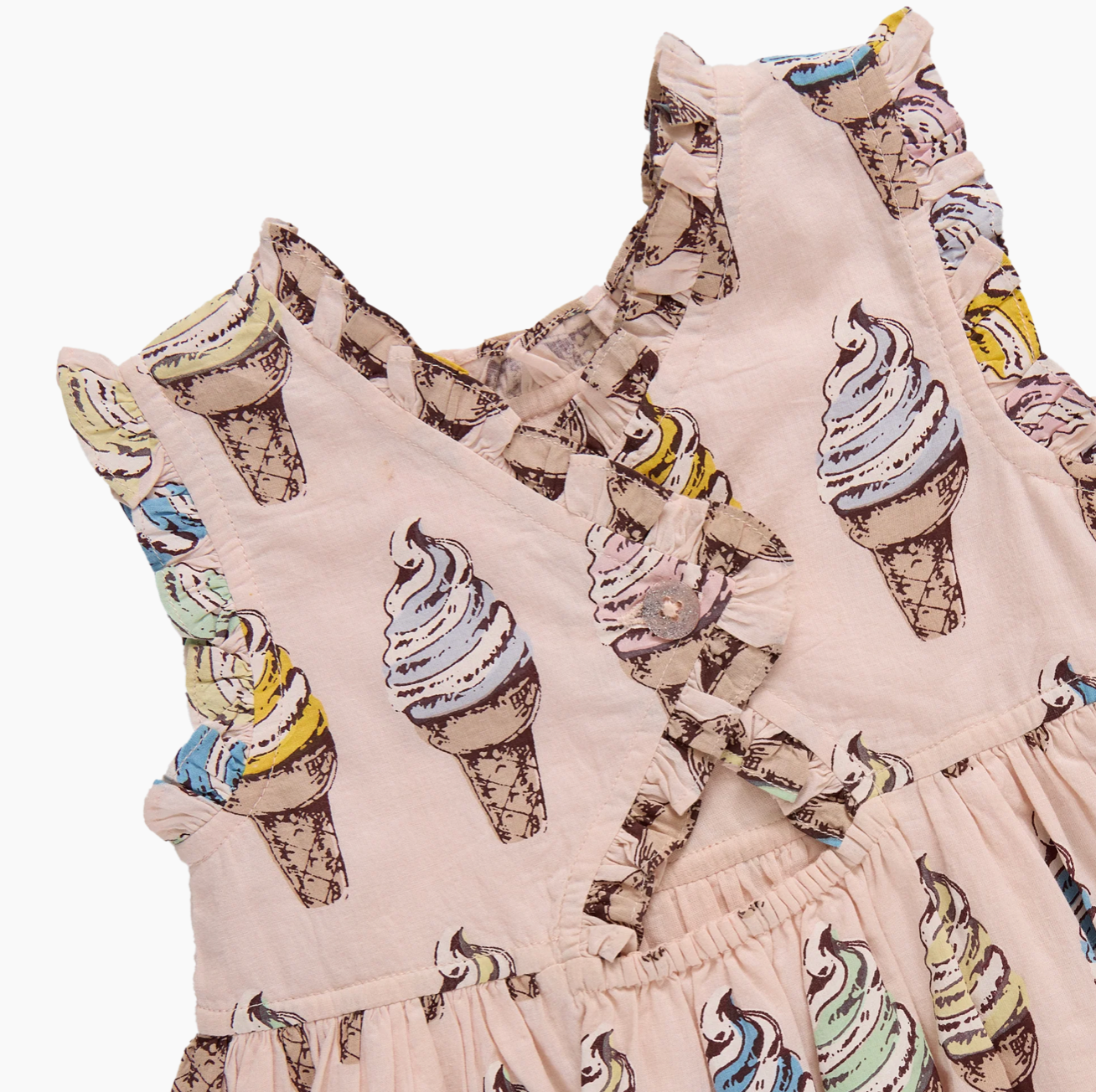 Girls Alyssa Dress, Pink Soft Serve