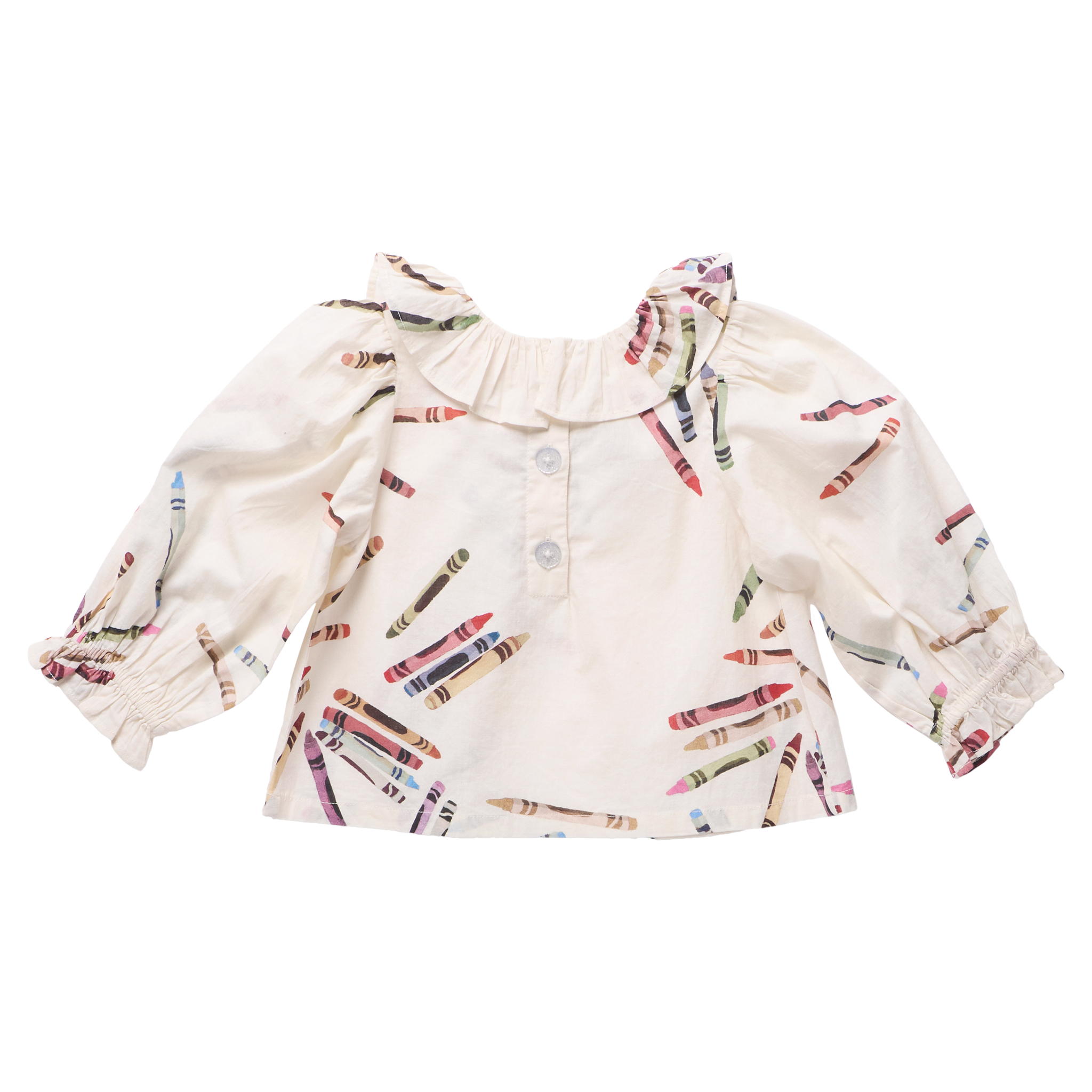 Girls Amara Top, Tossed Crayons
