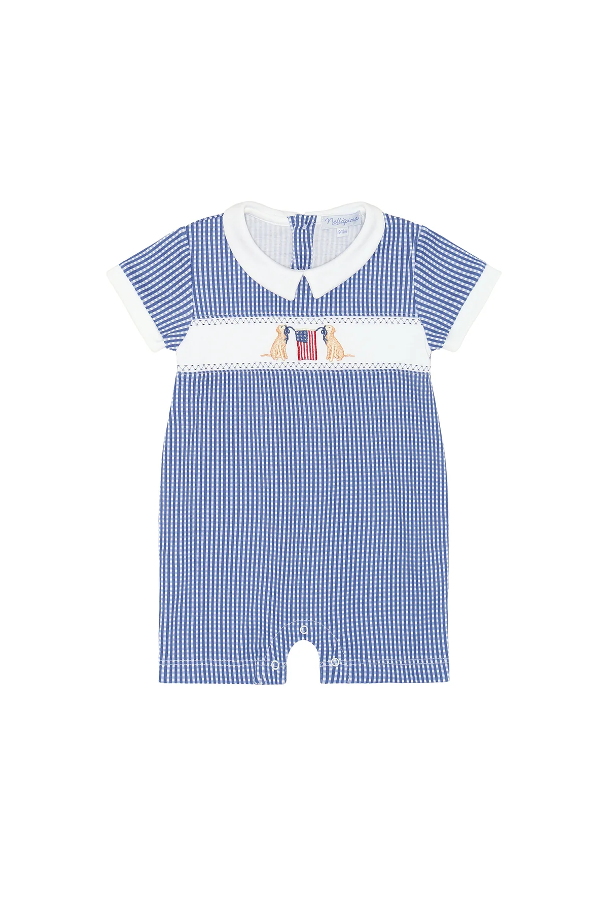 American Pups Boys Romper, Blue