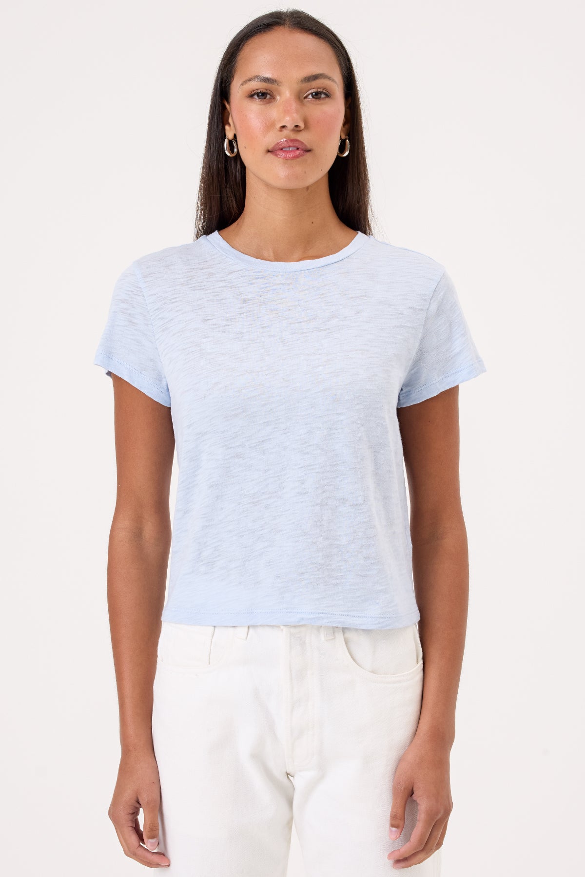 Short Sleeve Andie Tee, Bluebell