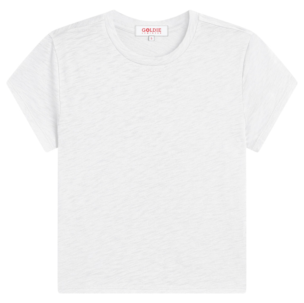 Short Sleeve Andie Tee, White