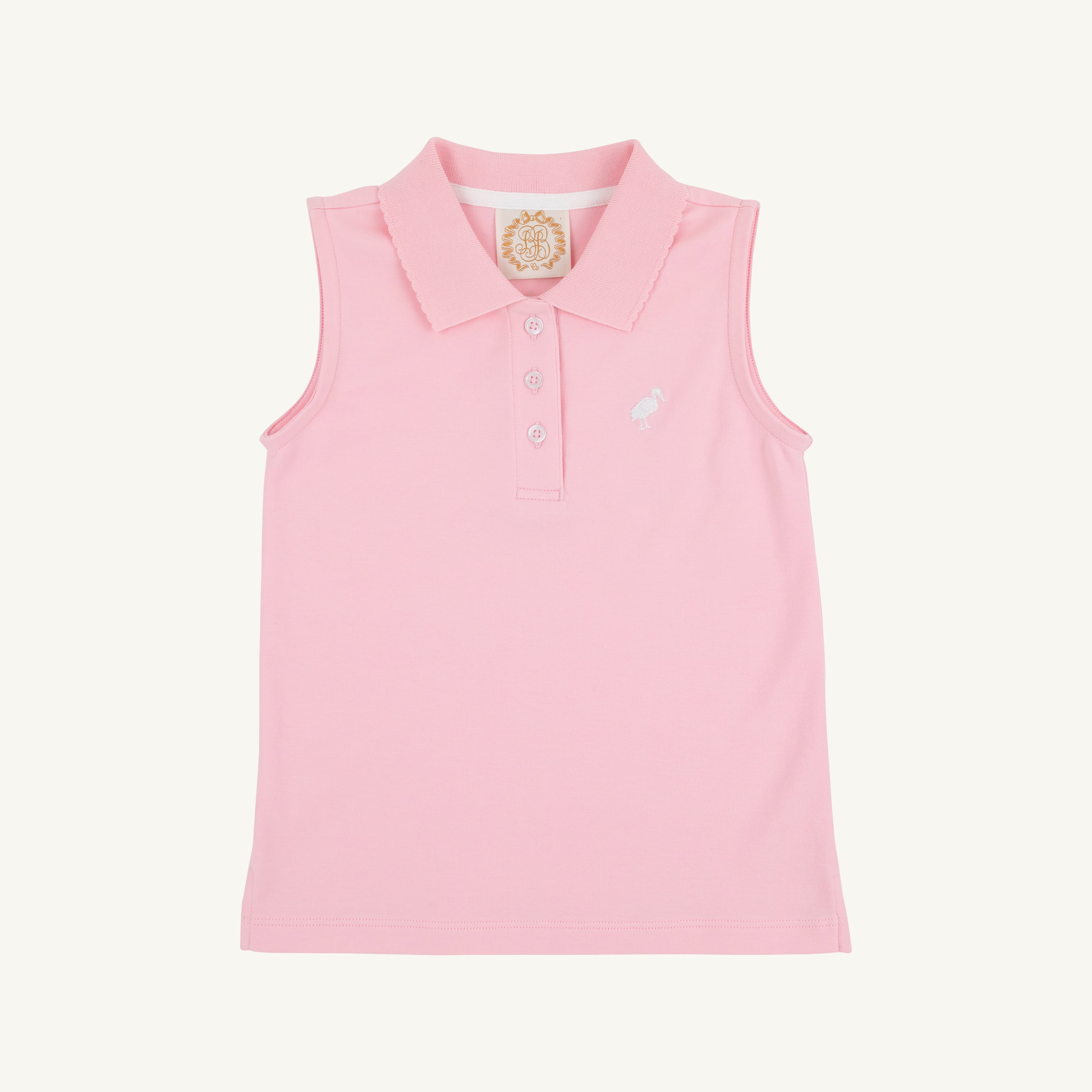 Sleeveless Anna Price Polo, Pier Party Pink