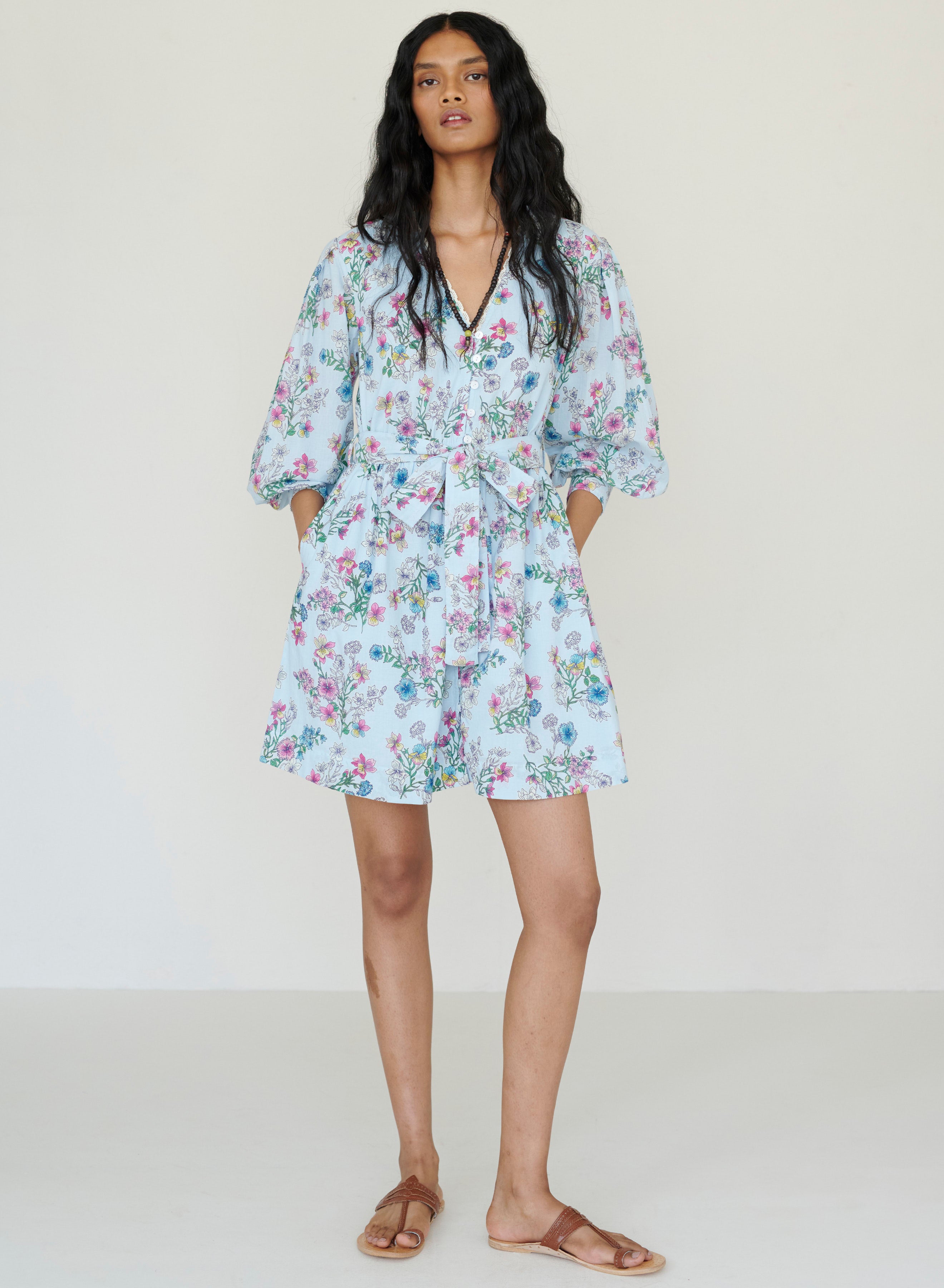 Anne Mini Dress, Burdock Imperial