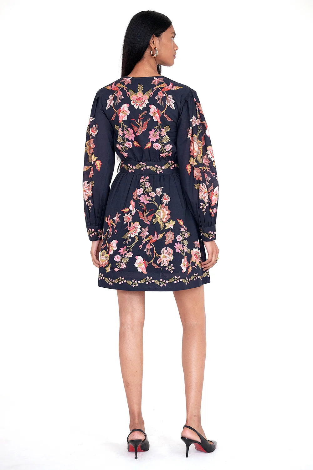 Anne Mini Dress, Chintz Jet