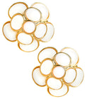 Annie Mother of Pearl Flower Stud