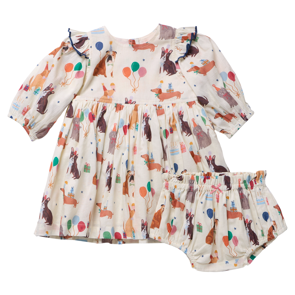 Baby Girls Brooke Dress Set, Party Pets