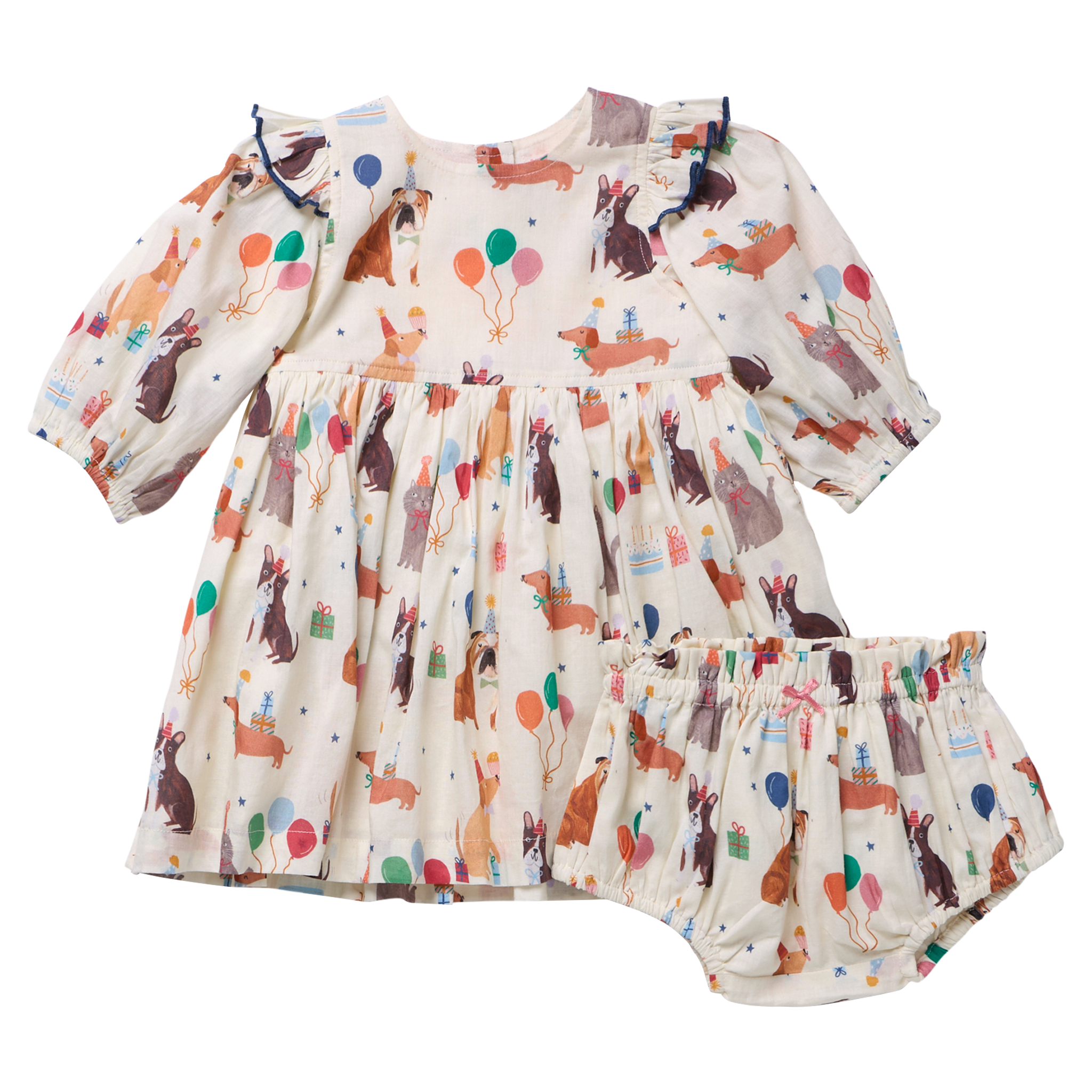 Baby Girls Brooke Dress Set, Party Pets
