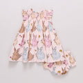 Baby Girls Stevie Dress Set, Vintage Bunnies