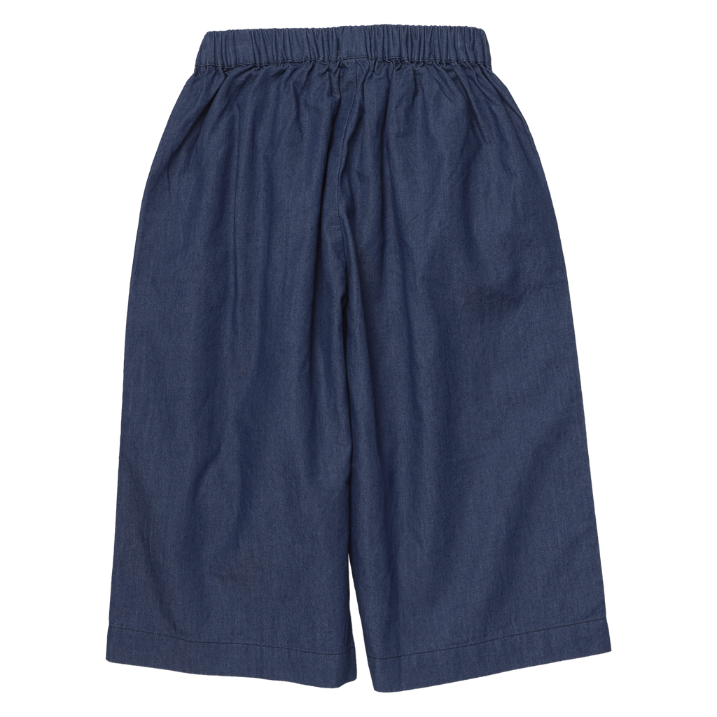Girls Bailey Ruffle Pant, Chambray