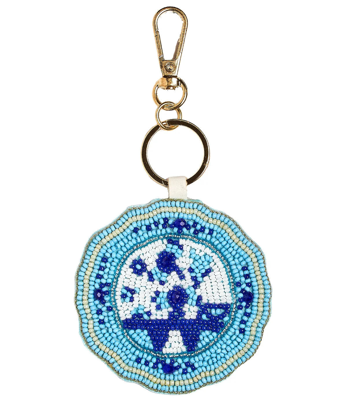 Hand Beaded Key Chain-Bag Charm, China Plate