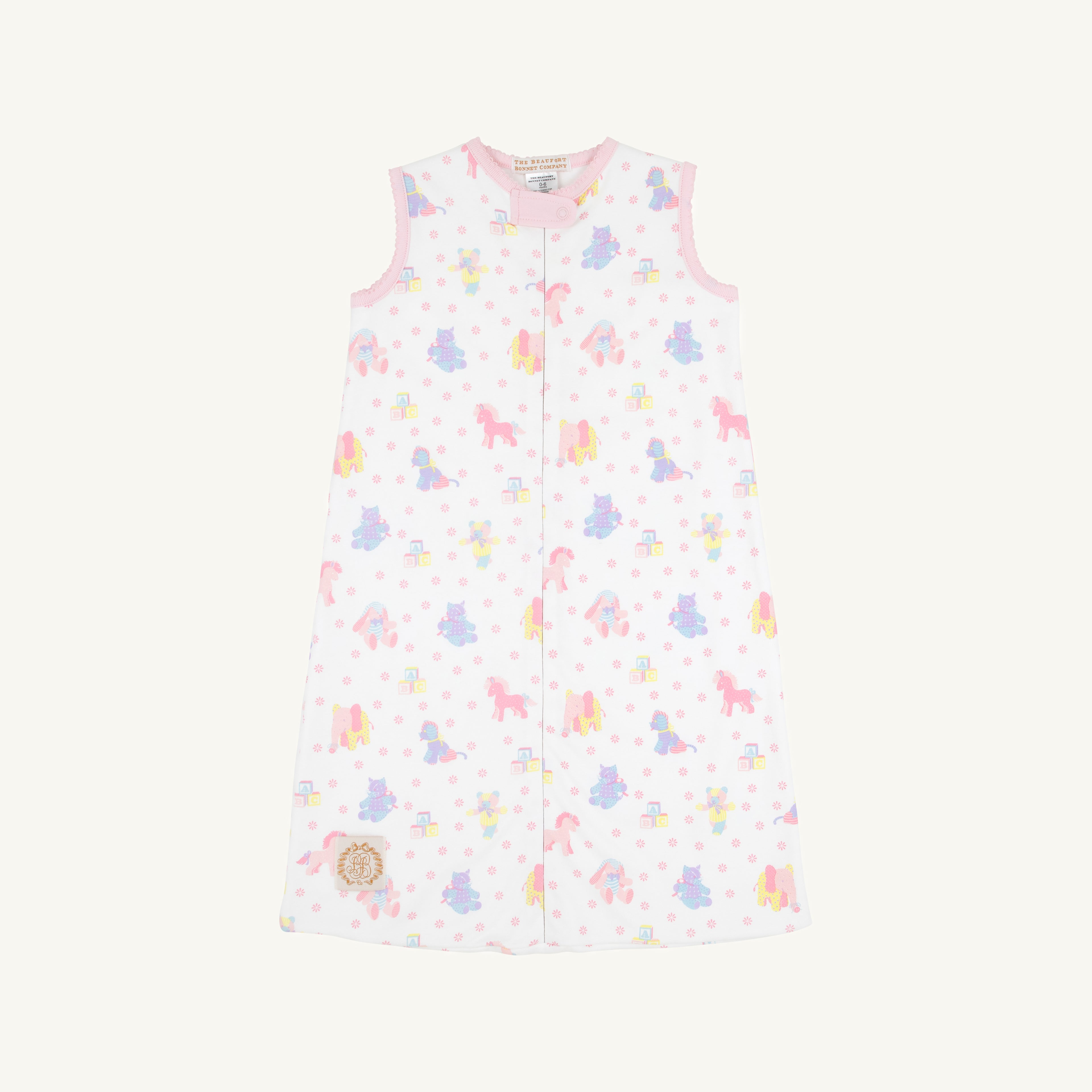 Beddie Bye Sleep Sack, Palm Beach Pink Cuddle Up Cutie
