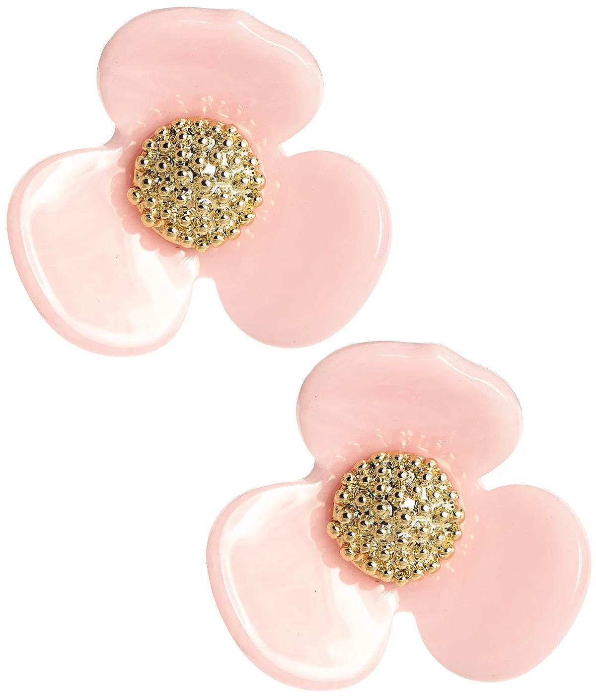 Bell Acrylic Flower Earring