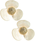 Bell Acrylic Flower Earring