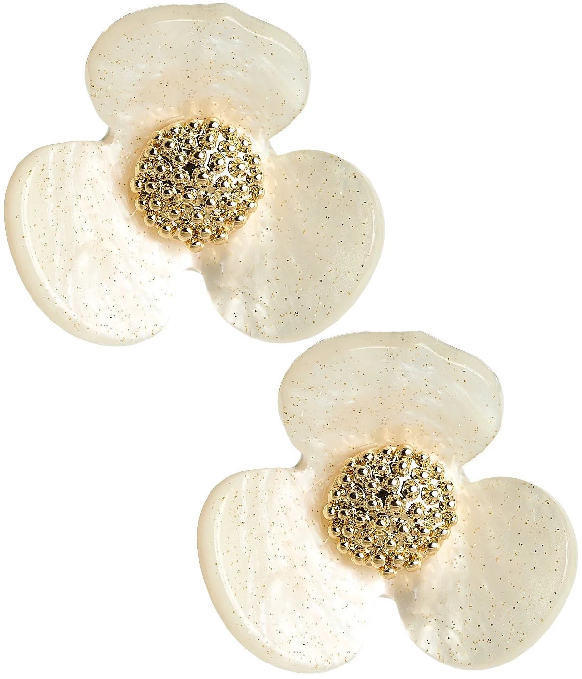Bell Acrylic Flower Earring