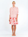Bergamot Blouse, Dots Red