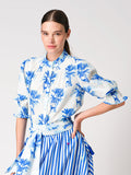 Bergamot Blouse, Zebra