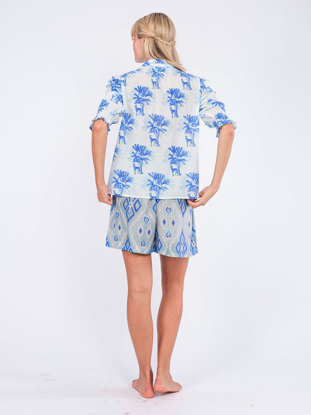 Bergamot Blouse, Zebra