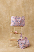 Beverly Tote Bag, Pink Lush Paradise