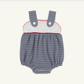 Bingham Bubble, Navy & White Stripe