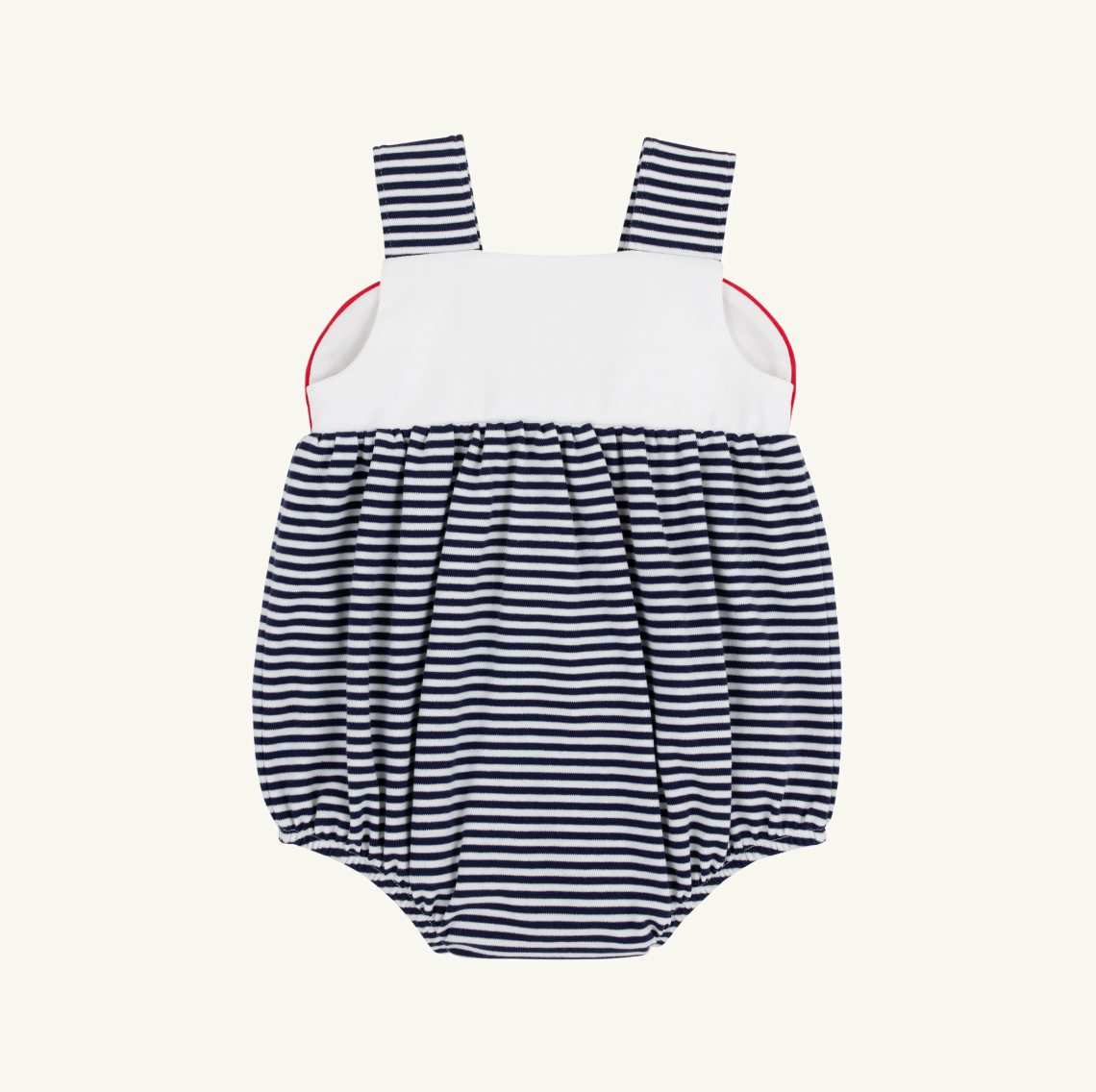 Bingham Bubble, Navy & White Stripe