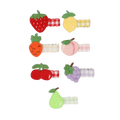 Fruit Picnic Plaid Clip