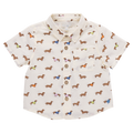 Boys Jack Shirt, Dachshunds in Sweaters